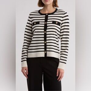 NEW~ BY DESIGN Keira Chest Pocket Cardigan SIZE M